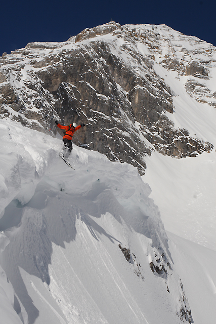 Telemarker: Staffan Sahlin<br> Foto: Peter Hutzler <br>Zugspitze, Bavaria - March 2008