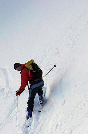 Skier: Peter Hutzler <br> Foto: Archiv Hutzler <br> Location: Chamonix, France<br> Date: March 2004