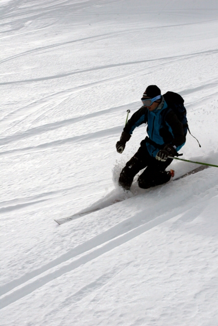 Telemarker: Peter Hutzler <br> Foto: Michael Ewald <br>Grbner Hals, Austria - January 2008