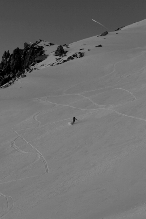 Telemarker: Peter Hutzler <br> Foto: Michael Ewald <br>Kampenleitenjoch, Bavaria - February 2008