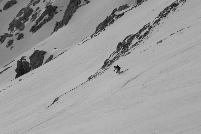 Telemarker: Peter Hutzler <br> Foto: Michael Ewald <br>Kampenleitenjoch, Bavaria - February 2008
