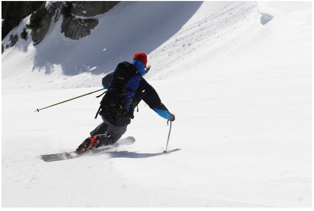 Telemarker: Peter Hutzler <br> Foto: Michael Ewald <br>Sonnwendjoch, Austria - January 2008