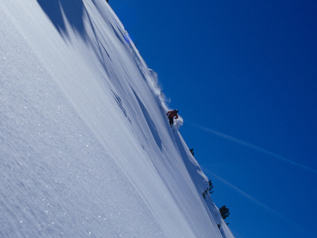 Skier: Lucki Kerscher <br> Foto: Peter Hutzler <br> Location: Chamonix, France<br> Date: March 2005