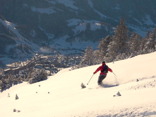 Skier: Peter Hutzler <br> Foto: Micha Ewald <br> Location: Wank <br> Date: Dec 2003