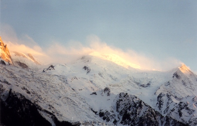 Foto: Micha Ewald <br> Location: Mont Blanc, Chamonix, France <br> Date: April 2000